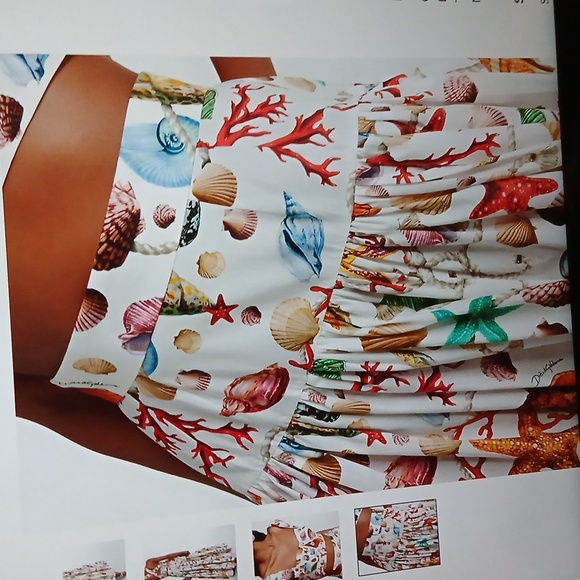 1 Commense Printed Pleated Skirt Set Multicolor - Picture 4 of 4